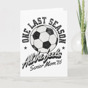 Tarjeta Mamá de fútbol sénior 2026 desgastada