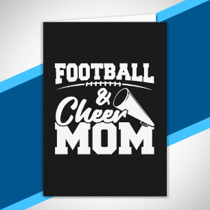 Tarjeta Mamá de fútbol y porristas - Deportes de secundari