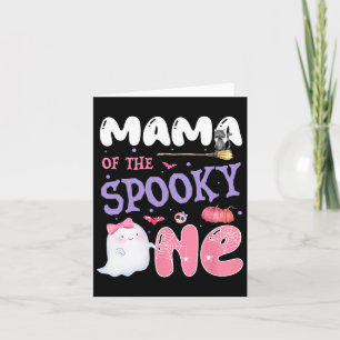 Tarjeta Mamá De La Fantasca Primer Cumpleaños Halloween Ro