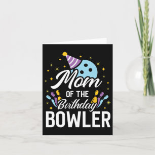 Tarjeta Mamá De La Fiesta De Bolos De Cumpleaños