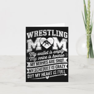 Tarjeta Mamá de lucha libre divertida luchadora madre arte