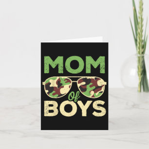Tarjeta Mamá De Niños Día de la Madre Cumpleaños Camuflaje