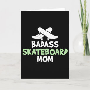 Tarjeta Mamá de skateboard Patinaje Patinador 