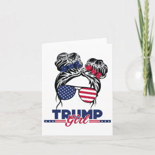 Tarjeta Mamá de Trump Día de Inauguración 2025 Moño Desord