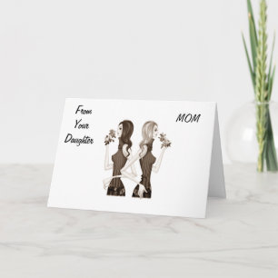 TARJETA MAMÁ-DE TU HIJA=DÍA DE LA MADRE FELIZ