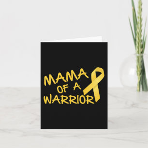 Tarjeta Mamá De Un Guerrero Concienciación Sobre El Cáncer