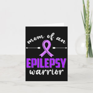 Tarjeta Mamá de un guerrero contra la epilepsia conciencia