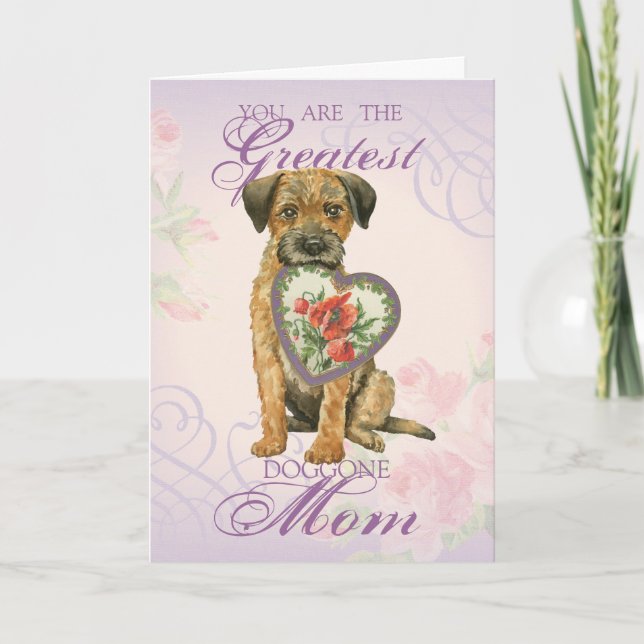 Tarjeta Mamá del corazón del territorio fronterizo (Anverso)