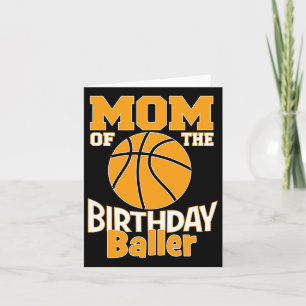 Tarjeta Mamá del cumpleañero Byller Bysketbyll fiesta temá