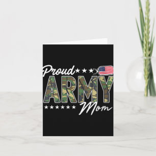 Tarjeta Mamá del ejército orgullosa Ocp para madres de sol