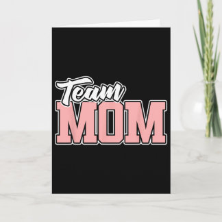 Tarjeta Mamá del equipo vende fútbol suave voleibol fútbol