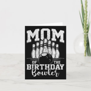 Tarjeta Mamá Del Fiesta De Bolos De Cumpleaños
