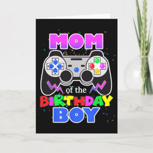 Tarjeta Mamá Del Juego De Videojuegos Birthday Gamer