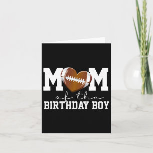 Tarjeta Mamá Del Nacimiento Del Amante Del Fútbol