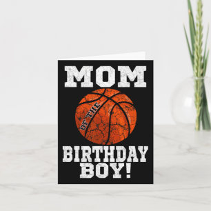 Tarjeta Mamá Del Niño De Cumpleaños Bysketbyll Lover Vinta