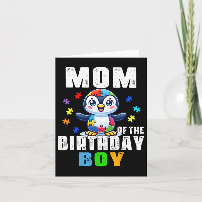 Tarjeta Mamá Del Niño De Cumpleaños De (Anverso)