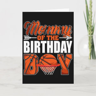 Tarjeta Mamá del niño de cumpleaños Sketll Fiesta familiar