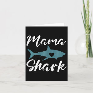 Tarjeta Mamá Día de la Madre Divertida Mama Tiburón 