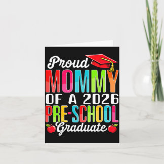 Tarjeta Mamá divertida y orgullosa de una clase de preesco