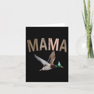 Tarjeta Mama Duck Caza Un Pato Afortunado Primer Cumpleaño