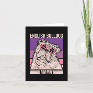 Tarjeta Mamá Dueña de Mascota Amante de Animales Ropa Bull