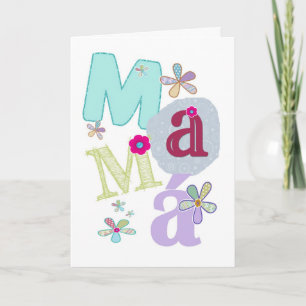 Tarjeta mamá, el día de madre feliz en español