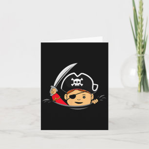 Tarjeta Mamá Embarazada Pirata Embarazada Maternidad