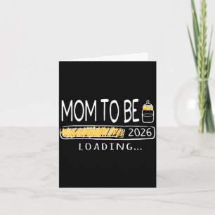Tarjeta Mamá en camino 2026 mamá cargando nueva mamá est 2