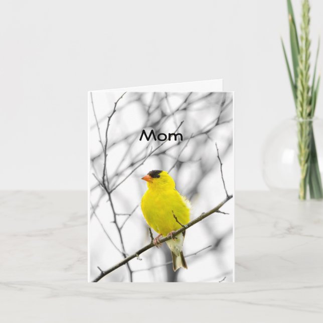 TARJETA "MAMÁ" EN SU CUMPLEAÑOS TUITEANDO FELIZ CUMPLEAÑOS (Anverso)