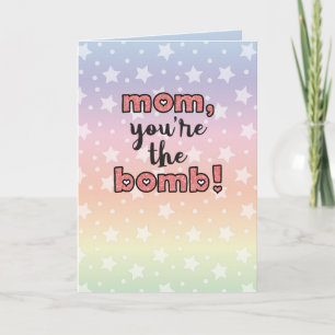 Tarjeta mamá, eres la bomba