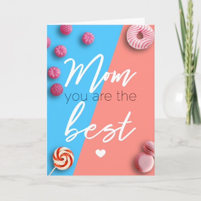 Tarjeta Mamá, eres la mejor (Anverso)