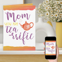 Mamá, eres un amante del té - Divertido cumpleaños