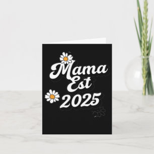 Tarjeta Mama Est. 2025 Un Tributo Elegante A Nuevas Madres