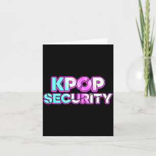 Tarjeta Mamá fan del K-pop papá hijos divertido cumpleaños