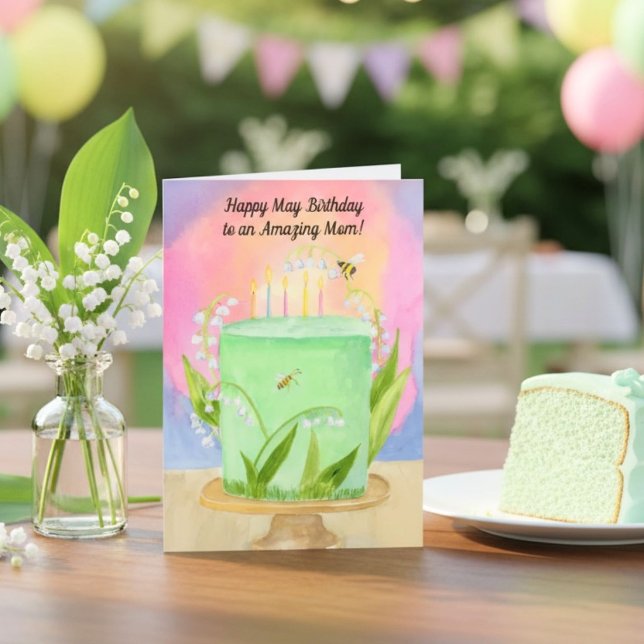 Tarjeta Mamá Feliz Cumpleaños Lily del Valle (Subido por el creador)