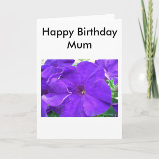 Tarjeta Mamá feliz de BIrthday