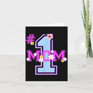 Tarjeta Mamá floral día de la madre mamá linda flor 