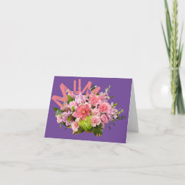 Tarjeta ¡mamá! Flores