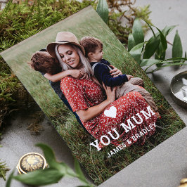 Tarjeta Mamá foto del Día de la Madre