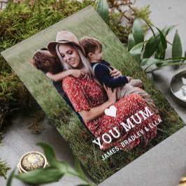 Tarjeta Mamá foto del Día de la Madre
