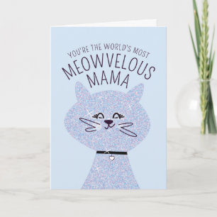Tarjeta Mamá Gato Meowveloso