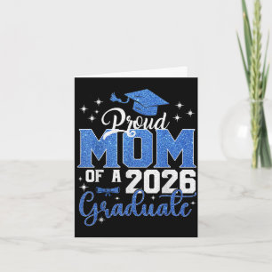 Tarjeta Mamá graduación senior 2026 orgullosa mamá de un 2
