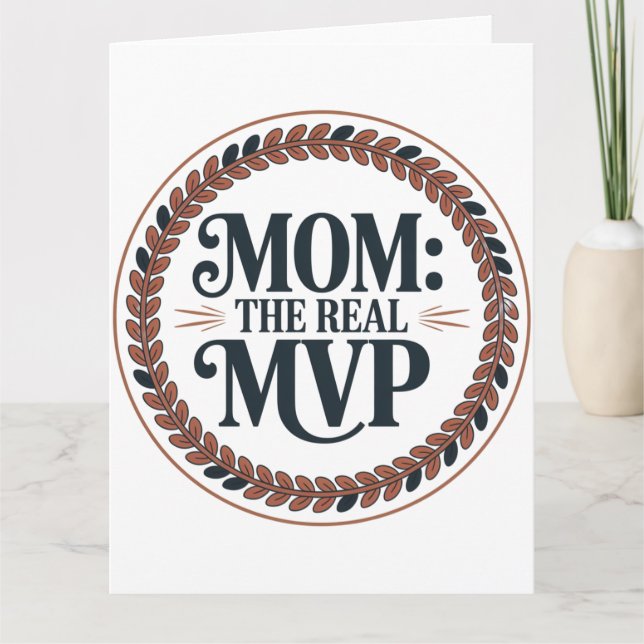 Tarjeta Mamá: La Verdadera MVP (Anverso)