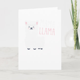 Tarjeta Mamá Llama Cute Best Gift para el amante animal de