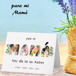 Tarjeta Mamá Mariposa, Personalizado del Día de la Madre,