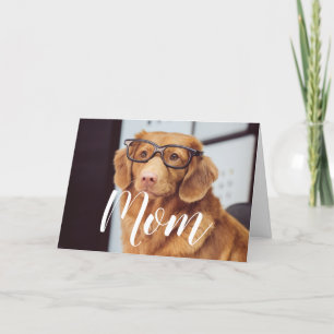 Tarjeta Mamá Mascota foto Feliz Día de la Madre Diez Graci