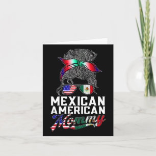 Tarjeta Mamá mexicana norteamericana México USA América me