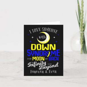 Tarjeta Mamá Papá Aman Mundo Día Síndrome de Down Mujeres
