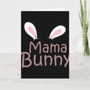 Tarjeta Mama Papi Conejito Día de Pascua Papá Embarazada M