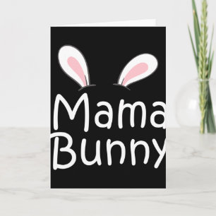 Tarjeta Mama Papi Conejito Día de Pascua Papá Embarazada M